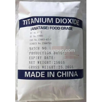 Anatase titanium dioksida untuk kadar makanan